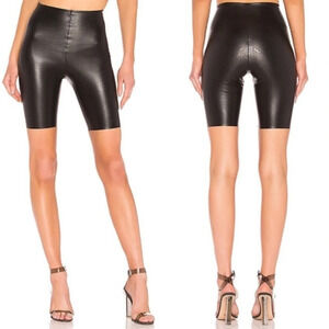 New Commando Faux Leather Bike Shorts